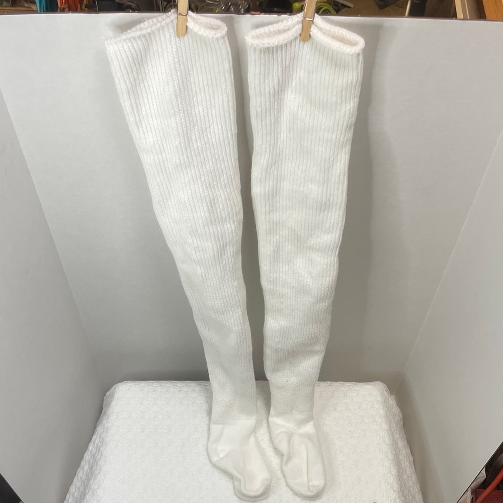 White Over-the-Knee Socks